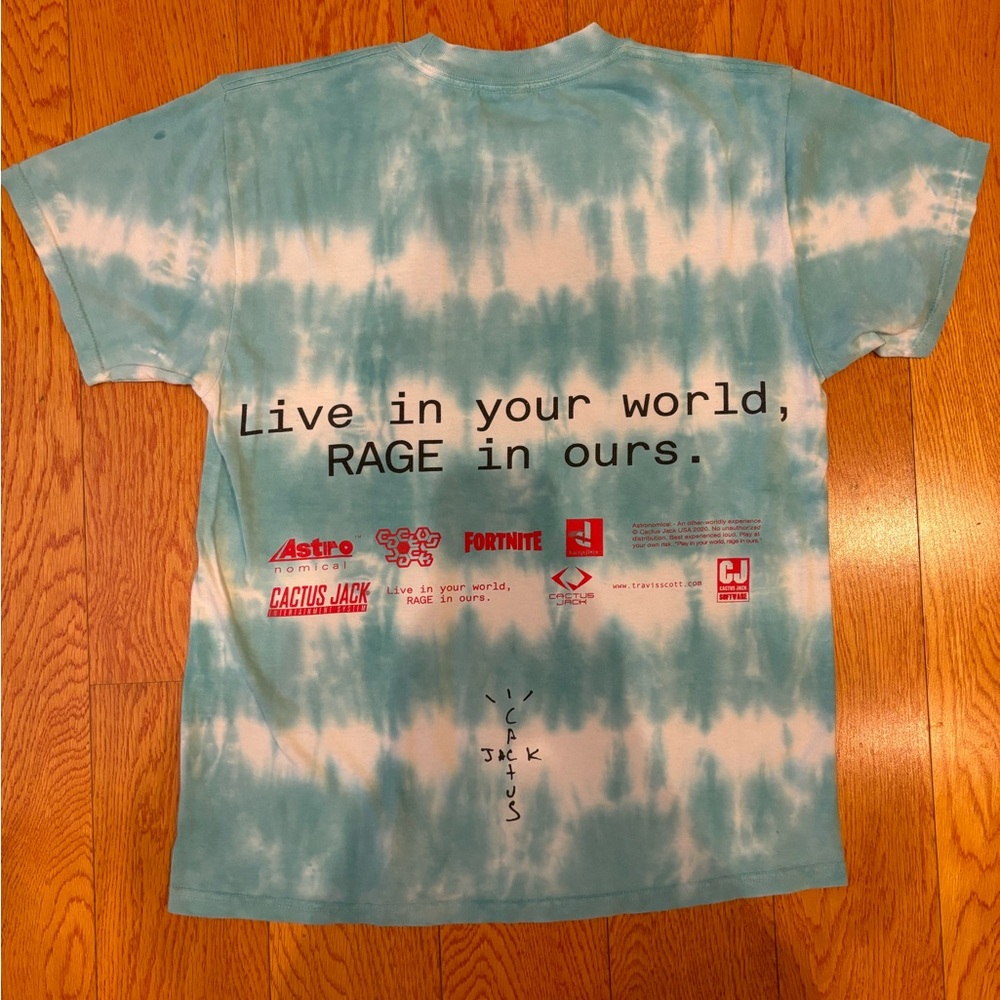 Travis Scott The Scotts World Tie Dye T-shirt, Small - Picture 8 of 8